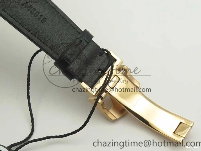 MIROTIME 0406 Thermal Portuguese Real PR Real Annual Calendar IW503501 RG ZF 1:1 Best Edition White Dial on Black Leather Strap A 7150